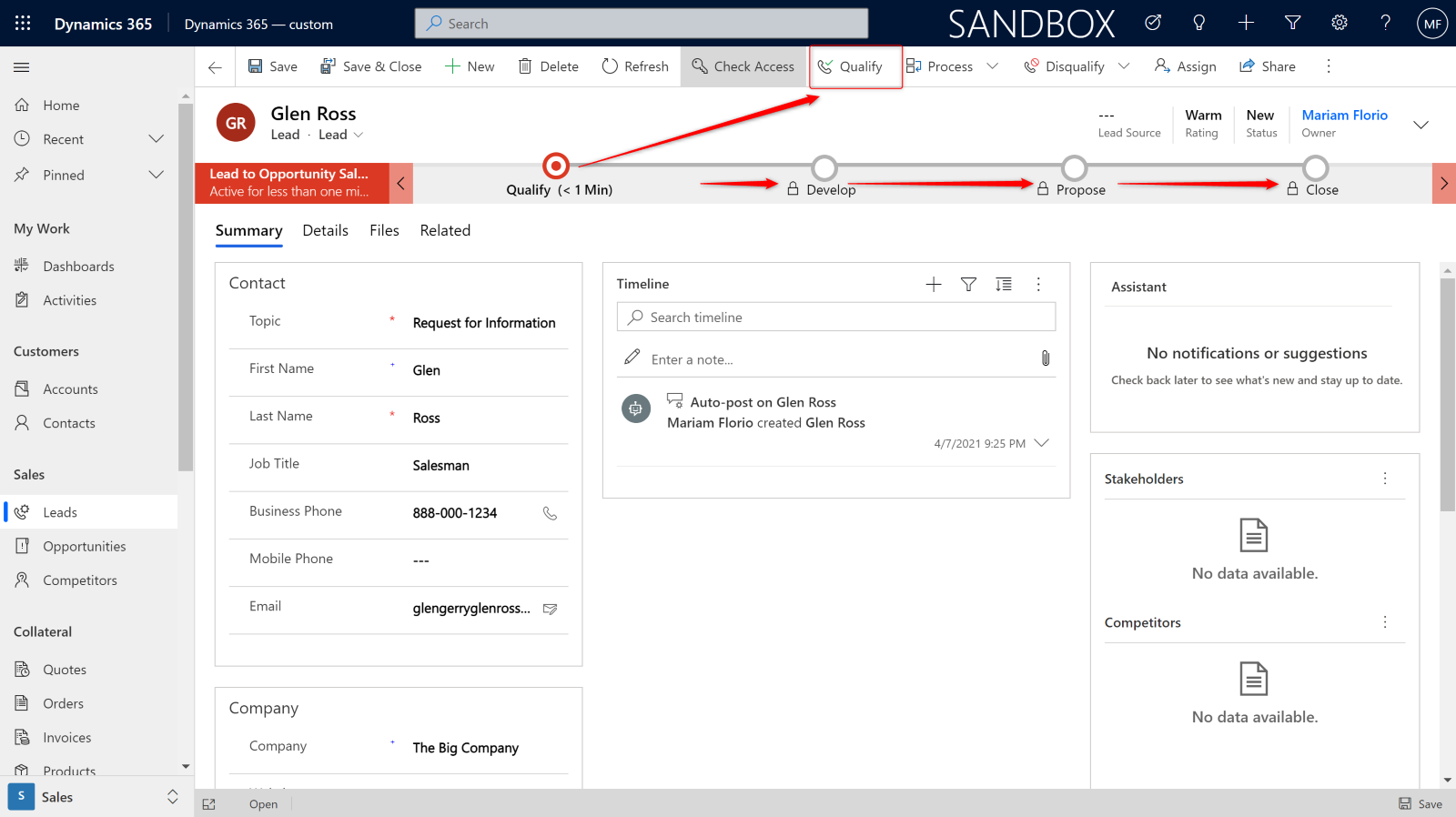 Understanding Leads and Opportunities with Dynamics 365 Sales (CRM)